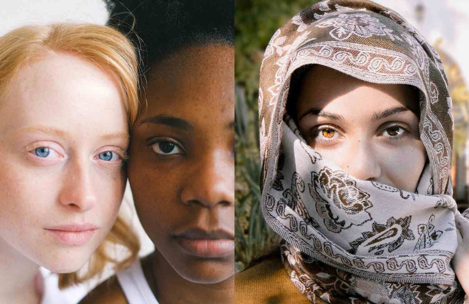 Kobiety różnych nacji Źródło: Pexels, collage