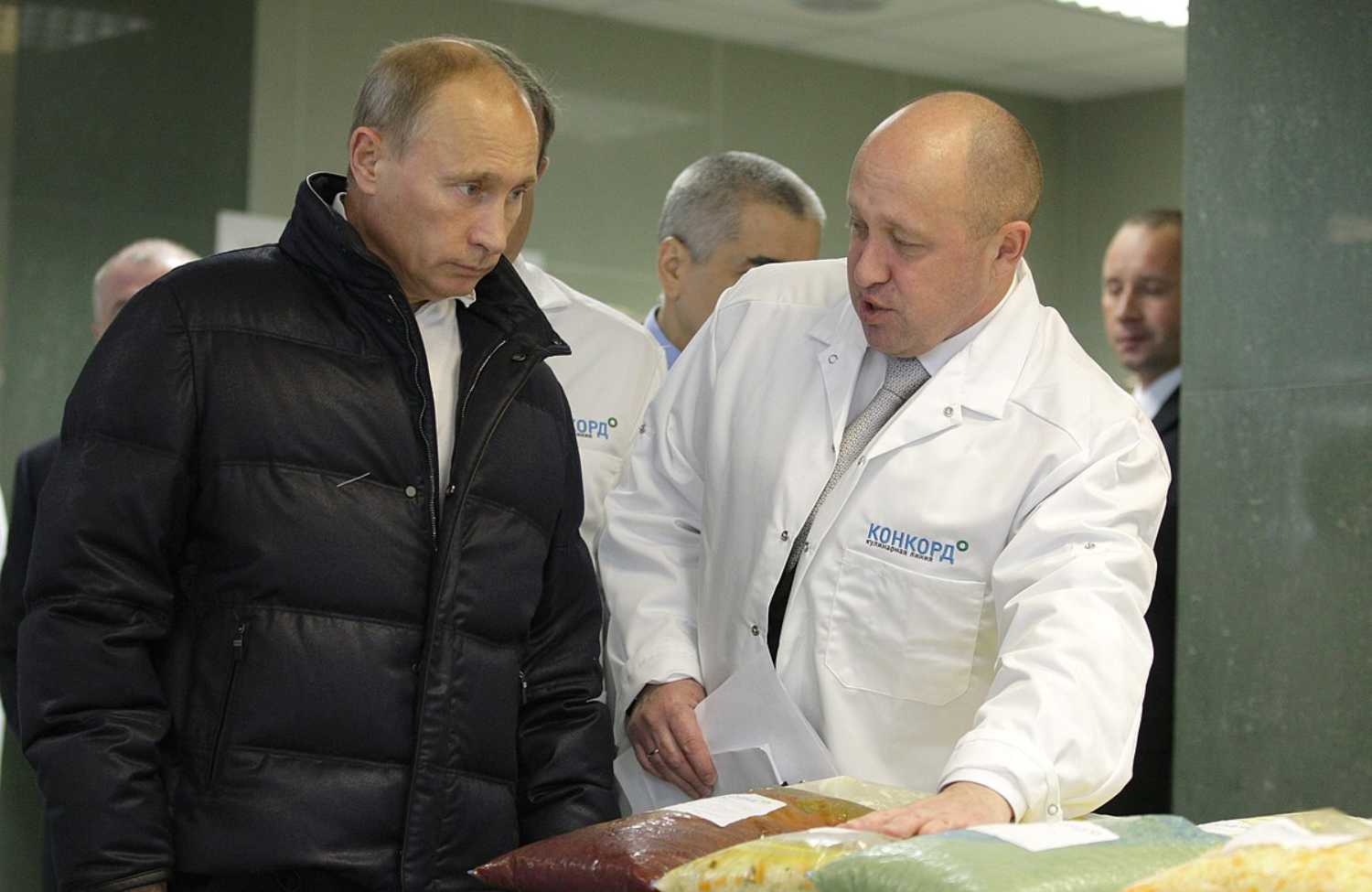 Władimir Putin i Jewgienij Prigożyn - jeszcze jako sojusznicy.